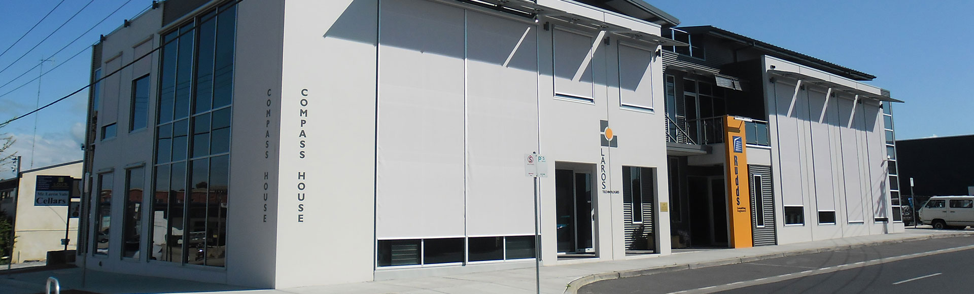 LAROS Technologies Head Office LAROS Technologies Head Office building is part of Compass House in Canberra, ACT